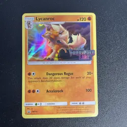 Lycanroc - SM118 - PreRelease Pokemon Promo Sun & Moon Ultra Rare Card - Image 1