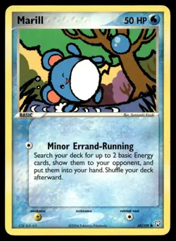 Marill 68/109 Pokemon Card Team Rocket Returns Common 50 HP Lightly Played F8 - Image 1