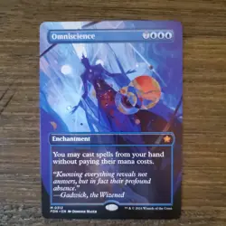 Omniscience (Borderless) #0312 Foundations MTG - Near Mint / NM - Image 1