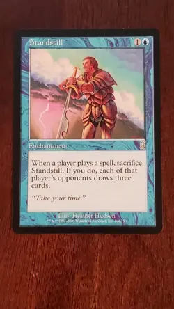 Standstill Odyssey EX/LP #102 MTG Magic the Gathering Enchantment Uncommon Blue - Image 1