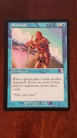 Standstill Odyssey EX/LP #102 MTG Magic the Gathering Enchantment Uncommon Blue - Image 3