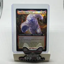 Umaro, Raging Yeti (Extended Art) 156 Foil MTG FINAL FANTASY Commander Mint - Image 1
