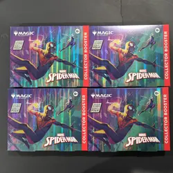 Magic The Gathering Marvel’s Spider-Man Collector Booster Omega Sealed Lot of 4 - Image 1