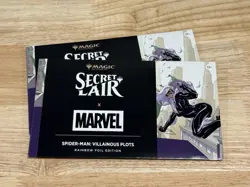 MTG Secret Lair X Spider-Man: Villainous Plots Rainbow Foil Edition *Sealed* - Image 1