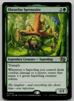 Shroofus Sproutsire (Anime) R Foundations Jumpstart 54 NM - Image 1