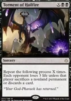 [1x] Torment of Hailfire Near Mint, English Hour of Devastation MTG Magic - Image 1