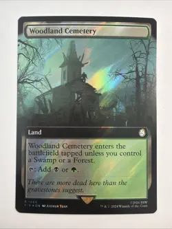 Woodland Cemetery (Extended Art) (Surge Foil) Universes Beyond: Fallout Foil - Image 1