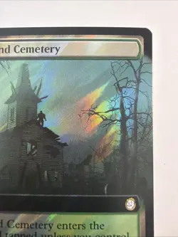 Woodland Cemetery (Extended Art) (Surge Foil) Universes Beyond: Fallout Foil - Image 3