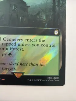 Woodland Cemetery (Extended Art) (Surge Foil) Universes Beyond: Fallout Foil - Image 4