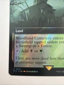 Woodland Cemetery (Extended Art) (Surge Foil) Universes Beyond: Fallout Foil - Image 5