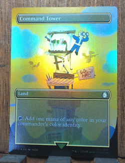 MTG✨ Command Tower (FOIL Borderless) Universes Beyond: Fallout✨ NEAR MINT.. - Image 2