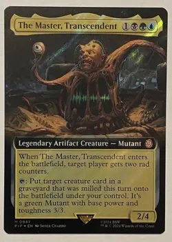 The Master, Transcendent Extended Surge Foil - Universes Beyond: Fallout PIP MTG - Image 1