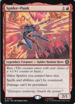 MTG Spider-Punk (92) | NM | Spider-Man {SPM} - Image 1