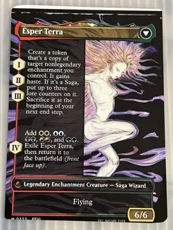 Magic the Gathering Terra, Magical Adept Final Fantasy Severe Miscut Misprint - Image 2