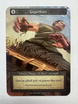 Sorcery Contested Realm Alpha Unique - Non-Foil Gigantism - Image 1