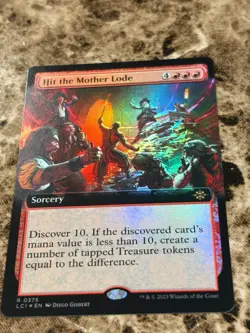 HIT THE MOTHER LODE Magic MTG Lost Caverns of Ixalan Extended Art Foil - Image 1