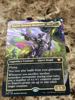 SZAREL, GENESIS SHEPHERD Magic MTG Edge of Eternities Borderless - Image 1