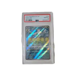 PSA 10 GEM MINT JAPANESE POKEMON 2024 Sunflora 102/101 Mask of Change SV6 AR - Image 1