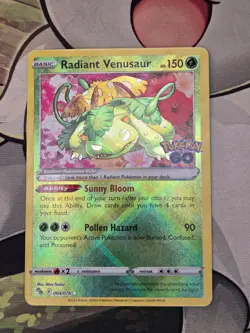 Radiant Venusaur 004/078 Pokemon GO Holo - Image 1