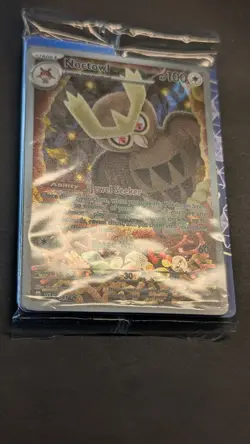 Pokemon Noctowl 141 Stellar Crown Etb Promo Black Star Sealed - Image 2