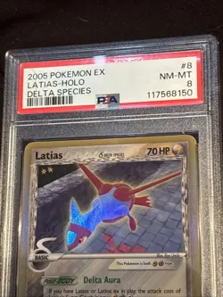 Pokemon Latias 2005 Reverse Holo 8/113 EX Delta Species PSA 8 - Image 5