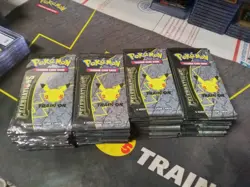 100 QTY Pokemon Celebrations Booster Packs Factory Sealed 25th Anniversary TCG - Image 1