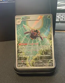 Pokemon TCG Ninjask 137/132 Illustration Rare Mega Evolution NM - Image 1