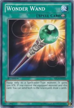 1x (NM) Wonder Wand - SP13-EN032 - Common - 1st Edition YuGiOh - Image 1
