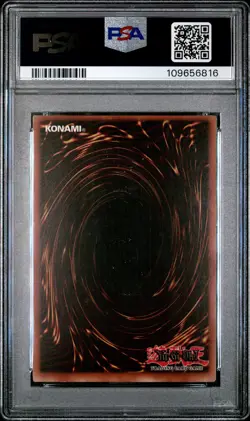 2002 YU-GI-OH! STARTER DECK: KAIBA 1ST ED #001 BLUE-EYES WHITE DRAGON PSA 6 - Image 2