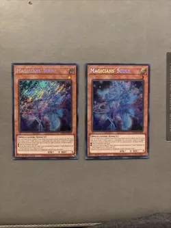 x2 Magicians' Souls 1st Edition Secret Rare RA02-EN014 Yu-Gi-Oh! - Image 1