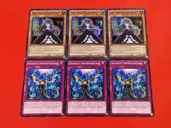 3x Infinite Impermanence + 3x Ghost Belle & Haunted Mansion | NM | YuGiOh! - Image 1