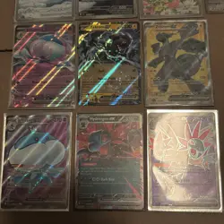 Mixed Pokemon Lot Of 10 Cards, Black Bolt And White Flare, IRs, Masterball, Exs - Image 5