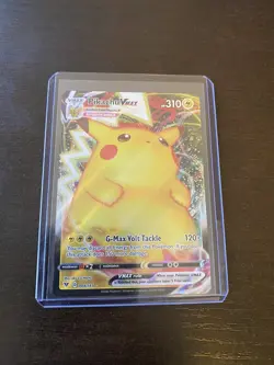 Pikachu VMAX 044/185 Vivid Voltage NM Full Art Ultra Rare Pokemon TCG Card - Image 1