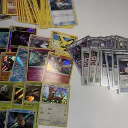 Pokemon Card Lot Holo Etc MP-Damaged mew Holo And More Over 140 - Image 2