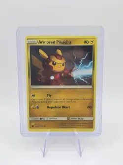 Iron Man X Pikachu Pokemon Custom Card - Image 3