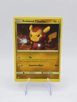 Iron Man X Pikachu Pokemon Custom Card - Image 1