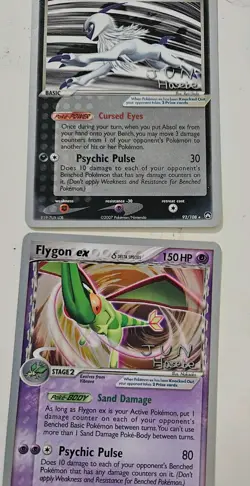 Pokemon 2007 World Championships Cards Lot Of 5.flygon,absol,vaporeon - Image 3