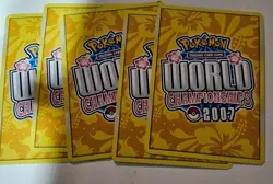 Pokemon 2007 World Championships Cards Lot Of 5.flygon,absol,vaporeon - Image 5