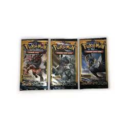 Pokemon TCG Sun & Moon 3-Card Mini Booster Pack - 1 QTY - Image 2