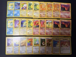 Huge Collection Bulk Lot 250 ALL 1st Edition Jungle Fossil Gym Pokemon Cards DMG - Image 4