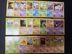Huge Collection Bulk Lot 250 ALL 1st Edition Jungle Fossil Gym Pokemon Cards DMG - Image 5