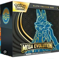 Pokemon Trading Card Game - Mega Evolution Elite Trainer Box (Lucario) - Sealed - Image 1