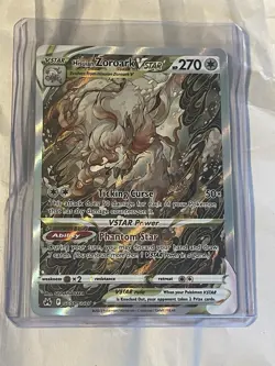 Hisuian Zoroark VSTAR GG56/GG70 Crown Zenith: Full Art Holo Pokemon Trading Card - Image 3