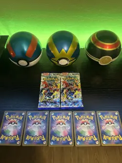 2 Japanese Pokemon Raging Surf Booster Packs + 5 Random Cards! US SELLER🇺🇸#1 - Image 1