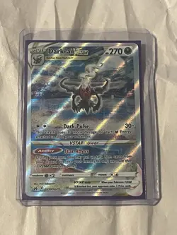 Darkrai VSTAR GG50/GG70 Crown Zenith: Full Art Holo Pokemon Trading Card - Image 3