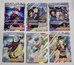 Pokemon Trainer Art Cards Lot Of 6 - Image 1
