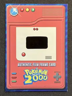 Topps Pokemon the Movie 2000 Authentic Film Frame Card 🎥 Title Frame Holy Grail - Image 2