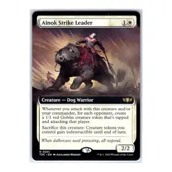 Ainok Strike Leader #51 Regular (Extended Art) CMD Tarkir: Dragonstorm (TDC) - Image 1