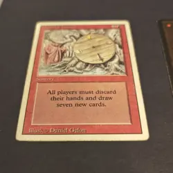 Lot Of 2 MTG Revised "Wheel Of Fortune" Magic The Gathering Heavily Played - Image 4