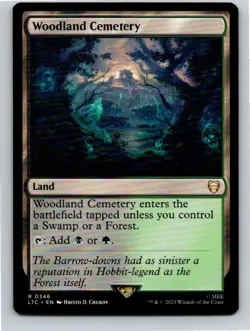 Magic the Gathering Woodland Cemetery Lord of the Rings Commander MTG Free Ship - Image 1